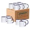 11oz Sublimation Mugs with Colored Handles & Interiors | Tazas para Sublimar, Bulk Mugs for Custom Designs & Branding | White Mugs Set of 12 or Case of 36